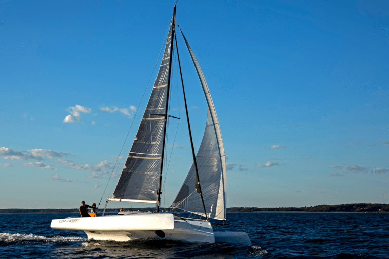 Corsair trimaran sailing